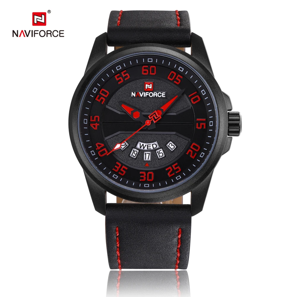 Часы наручные NAVIFORCE Мужские кварцевые модные брендовые спортивные
