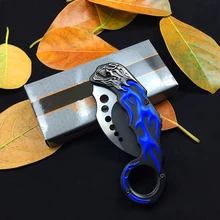 Karambit нож 5CR15 лезвие складной нож EDC инструмент открытый тактический нож кемпинг выживания разведка карманный нож