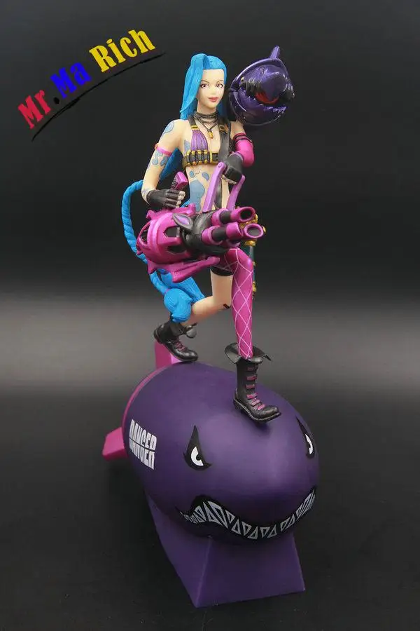 Легенды стрелок свободная пушка Jinx ракета Фигурка Статуя Модель NB|statue figure|jinx
