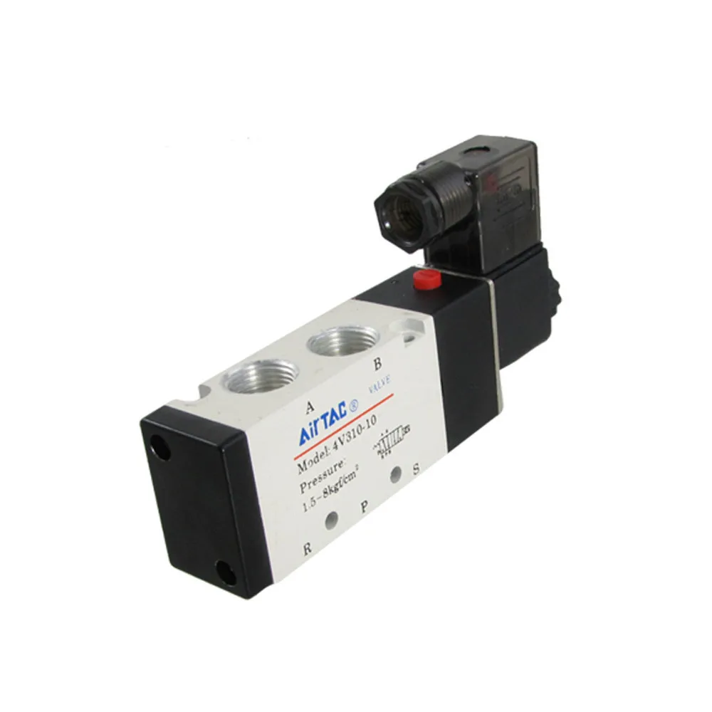 

Pneumatic valve DC24V 4.8W 3/8PT 2 Position 5 Way Air Solenoid Valve 4V310-10 Directional control valve