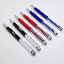 Персонализированные шариковые ручки модный свадебный Кристалл Свадебные Ручки с бриллиантами индивидуальный принт с вашей свадебной датой и пожеланиями