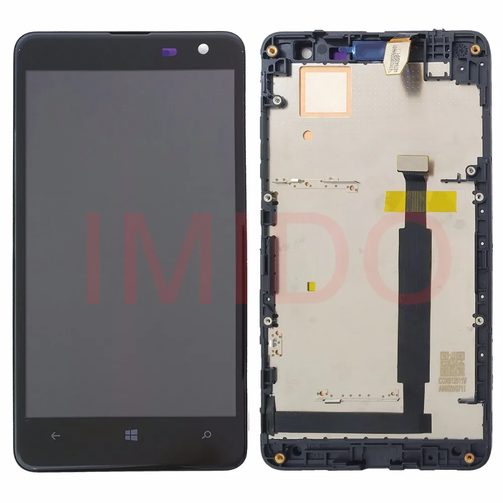 

For Nokia Lumia 625 RM-941 RM-943 LCD Display+Touch Screen Digitizer Assembly+Frame Replacement Parts