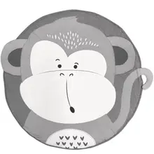 Детский круглый игровой коврик с обезьянкой, коврик для ползания, подушка для ползания, коврик с кондиционированием воздуха для детей, малышей, спальни