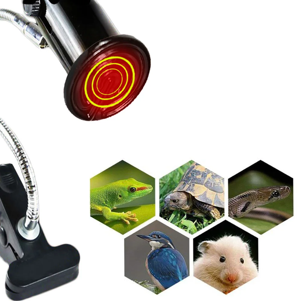 

Ceramic Lamp Holder 25-200W Heating Lamp+E27 Base Chicken Animal Chick Turtle Infrared Heater 220-240V Temperature Control Tool