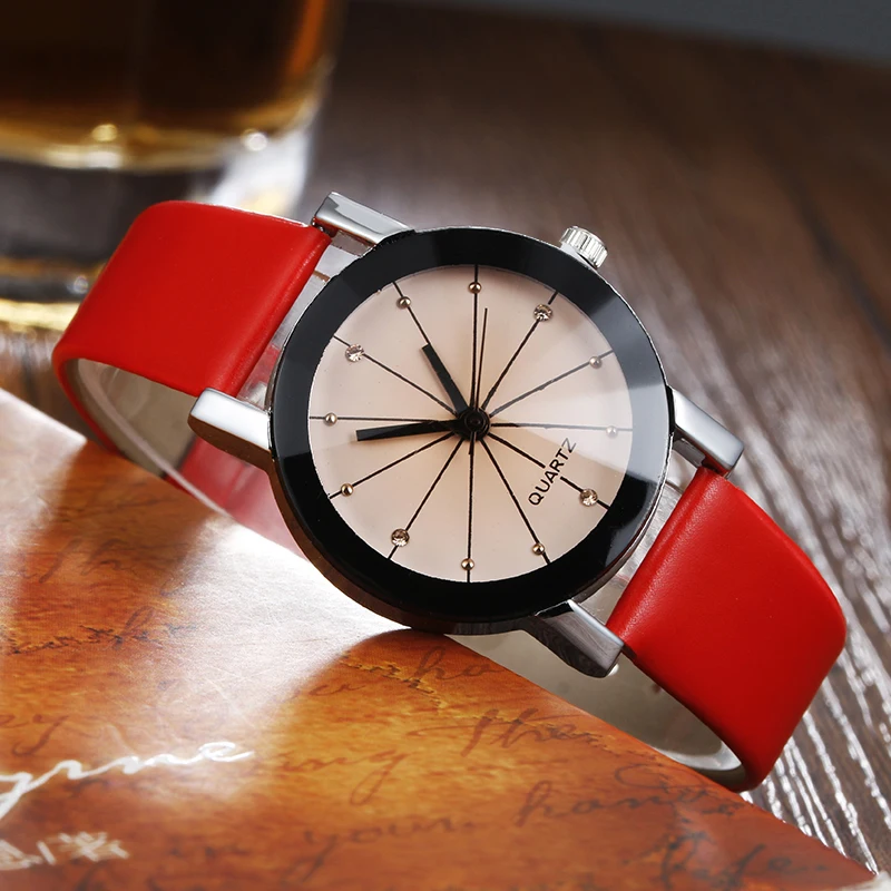 New Brand Luxury Classic 6 Color Lovers Couple Quartz Watch Women Men Fashion Casual Rhinestones Clock Pu Leather Wrist Watches huismerk kopen in de aanbieding New Brand Luxury Classic 6 Color Lovers Couple Quartz Watch Women Men Fashion Casual Rhinestones Clock Pu Leather Wrist Watches huismerk kopen in de aanbieding