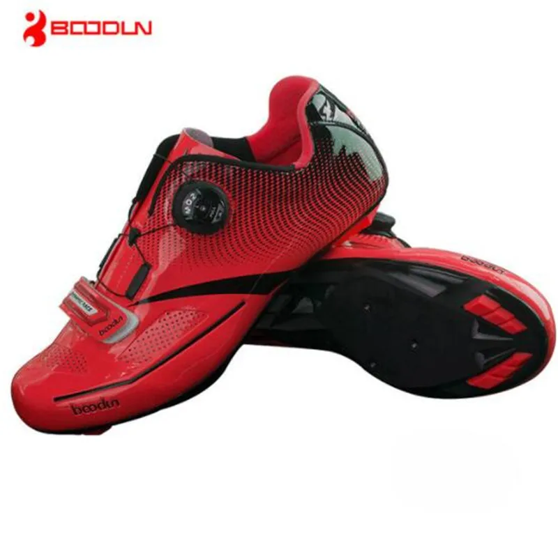 

BOODUN Road Bike Shoes Racing Self-lock Ride Bicycle Shoes Reflective Cycling Shoes Road Shoes Triathlon Bike Sapatilha Ciclismo