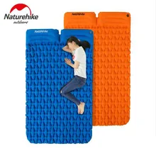 Naturehike толстый походный коврик для 1-2 человек Сверхлегкий надувной матрас надувная кровать спальный коврик складной надувной матрас с подушкой