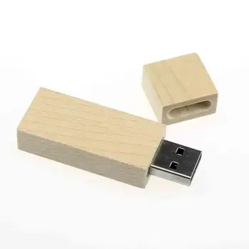 

1PC Long Wood High Speed USB2.0 Flash Storage Drive Memory Stick Drop shipping JUL21