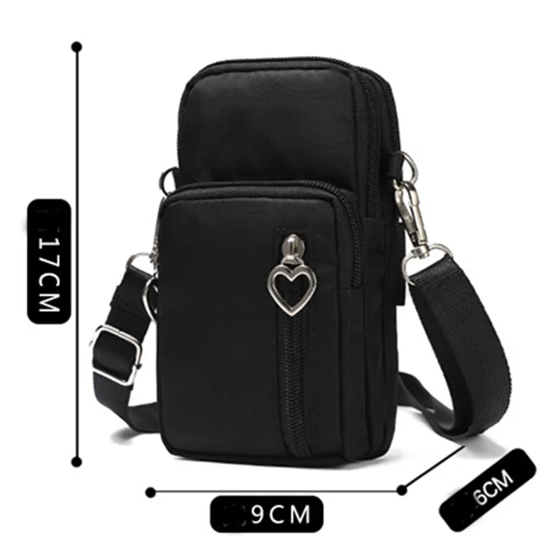 

Multifunction 3 Layers Nylon Cell Phone Wristband Pouch , Wallet Bag Phone Case for Galaxy Note 9 / S9