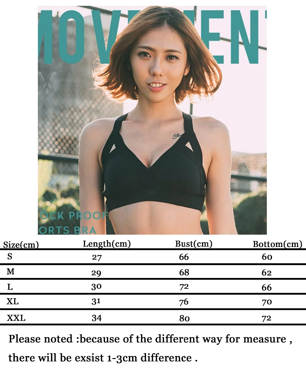 Zhangyunuo Women Yoga Bra Plus Size Patchwork Sports Bra Gym Cross Backless Bra Yoga Padded Mujer Strappy Cropped Top Fitness