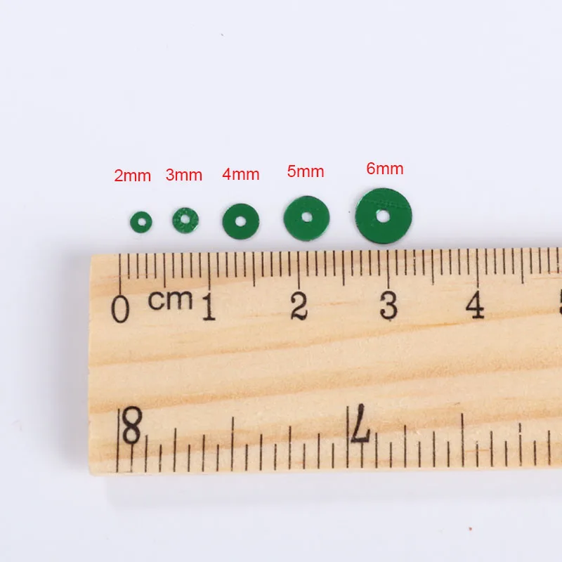 2000 шт белые прозрачные пайетки 4 мм ПВХ Плоская Круглая тесьма с пайетками для