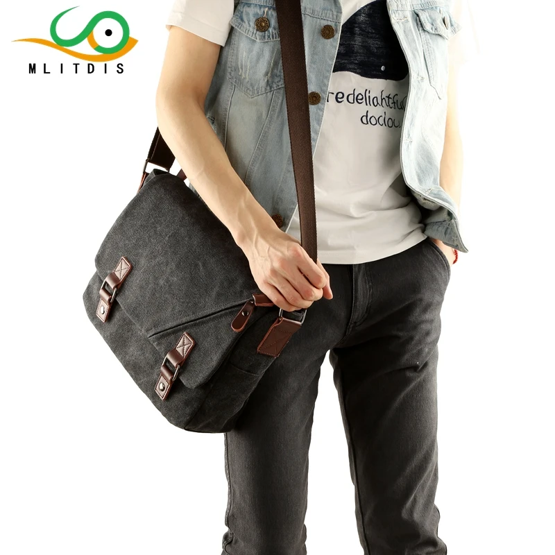 

MLITDIS Retro Travel Bags Canvas Bag Men Casual Vintage Multifunction Trunk Men's Messenger Bag Shoulder Bags For Men Crossbody