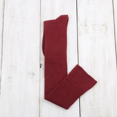 Toivotukasia Высокое качество Длинные носки осень мода для женщин гольфы - Цвет: wine red 3076