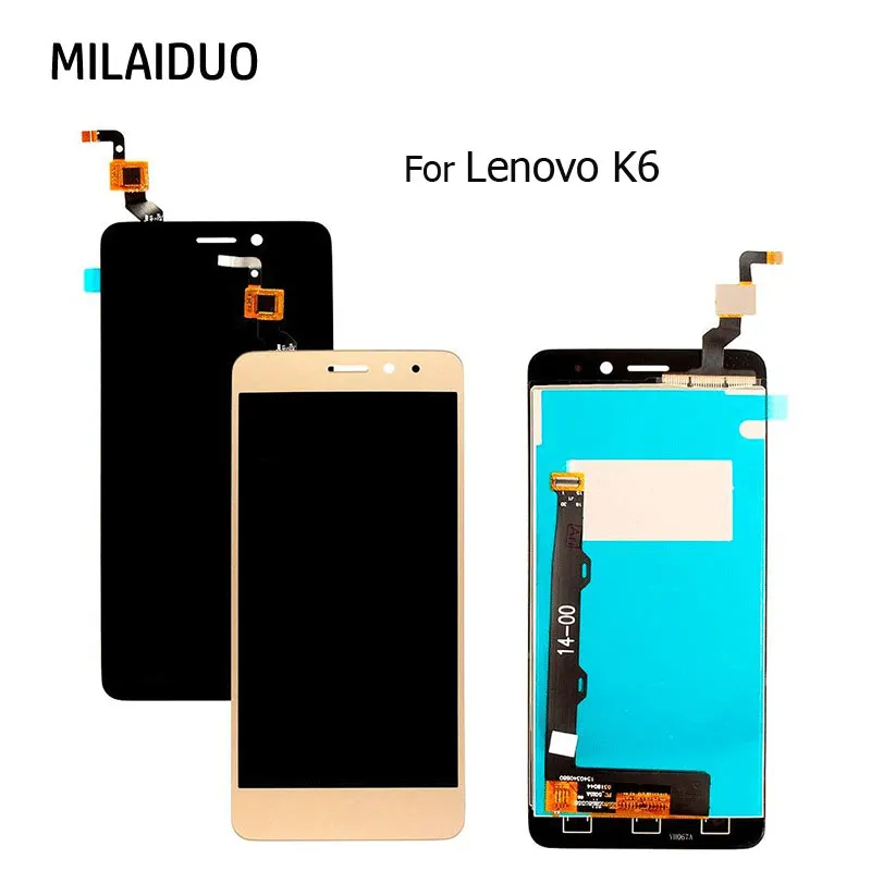 Для lenovo K6 K33 ЖК дисплей + сенсорный экран без рамки в сборе запчасти 100%
