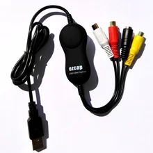Совместим с Android, MAC, Linux. Windows, USB2.0 видео плата для захвата звука, аналоговый преобразователь видео и аудио к цифровому