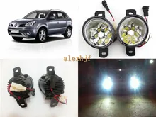 July King 18W 6LEDs 6500K LED Daytime Running Lights LED Fog Lamp Case for Renault Koleos Clio Laguna Master Espace, 1260LM/pc.