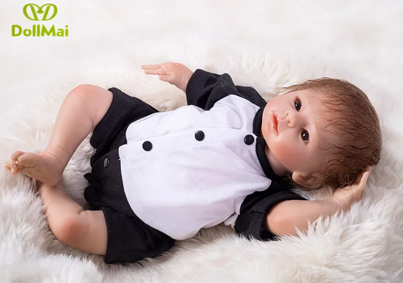 Reborn baby куклы для продажи 1" 46 см мягкие силиконовые reborn Детские куклы настоящие Детские куклы мальчиков, девочек для детей подарок bebes reborn
