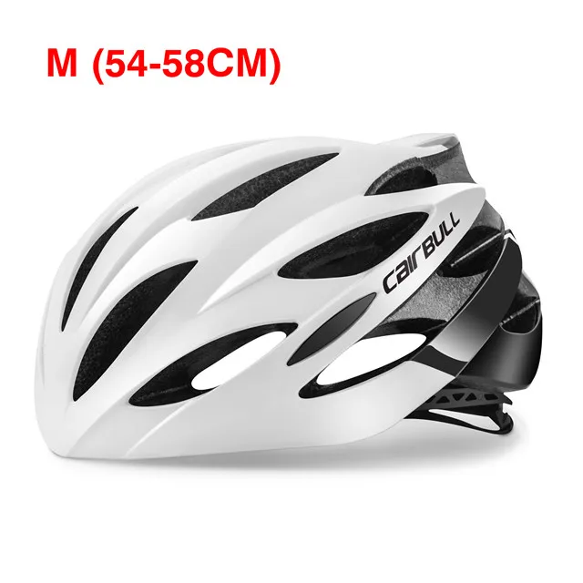 Cairbull велосипедный шлем Casco Ciclismo PC+ взрывоупорный велосипедный руль для шоссейного велосипеда шлем MTB Ультралайт дышащий защитный шлем - Цвет: WHITE M