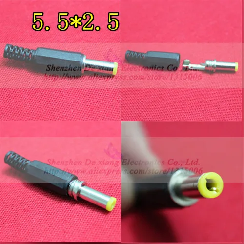 5.5mm * 2.5mm DC Power Male Plug Jack Adapter Connector plug For asus lenovo hp acer dell Series Laptops | Компьютеры и офис