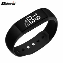 Cyboris Smart Band OLED динамический монитор сердечного ритма Bluetooth 4.0 Сенсорный экран фитнес-трекер браслет U диска с функцией
