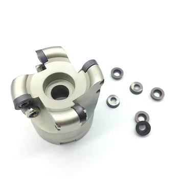 

PRMW1003 10pcs +EMR 5R63 22 4T 1pcs Milling Cutter carbide Insert Face Mill Shoulder Cutter For Milling Machine