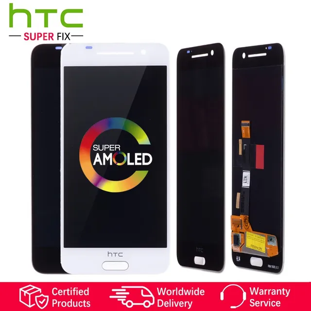 100% 5" Оригинальный тачскрин дисплей экран для HTC ONE A9 сенсорный дисплей Оригинал LCD с тачскрином в рамке замена запчасти A9W A9T A9D Черный белый