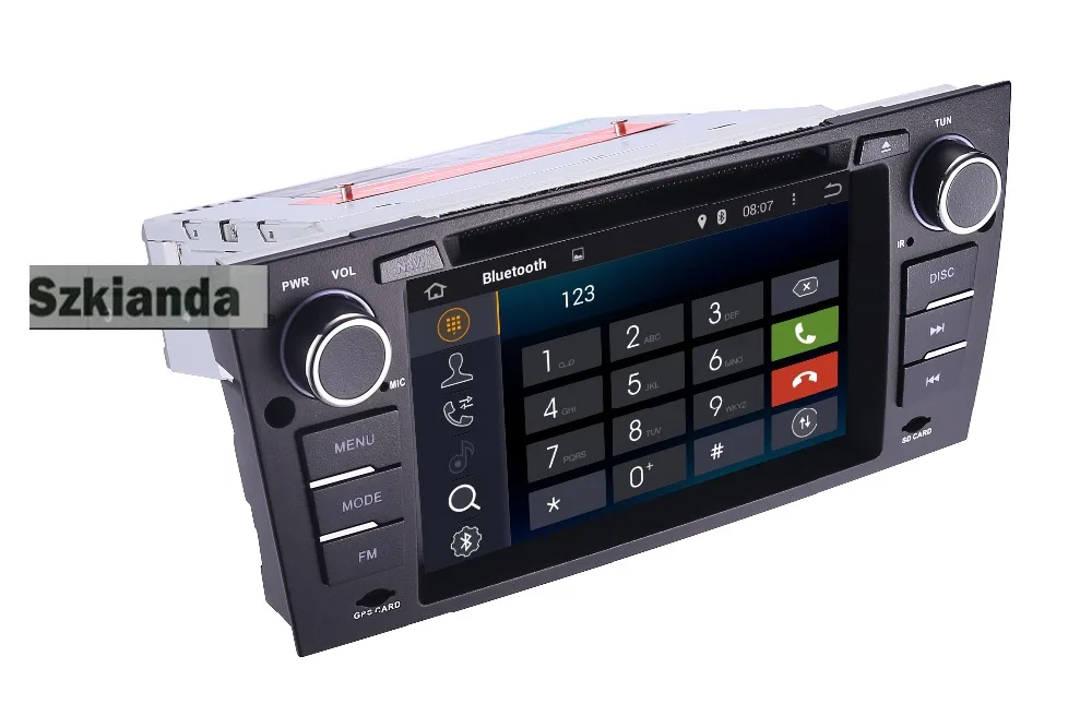Best 7"HD 1024*600 Quad Core Car DVD Navigation for BMW E90 Android 9.0 GPS Wifi 4G Bluetooth Radio USB SD Canbus Free Camera+8GB map 4