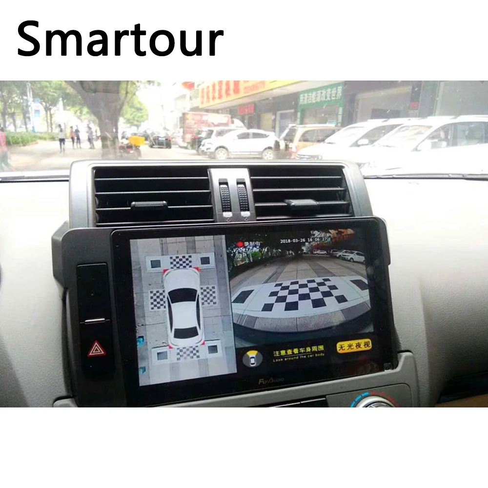 

Smartour car HD 1080 360 parking verion multi-angle cameras DVR visible video Reversing camera for TOYOTA PRADO