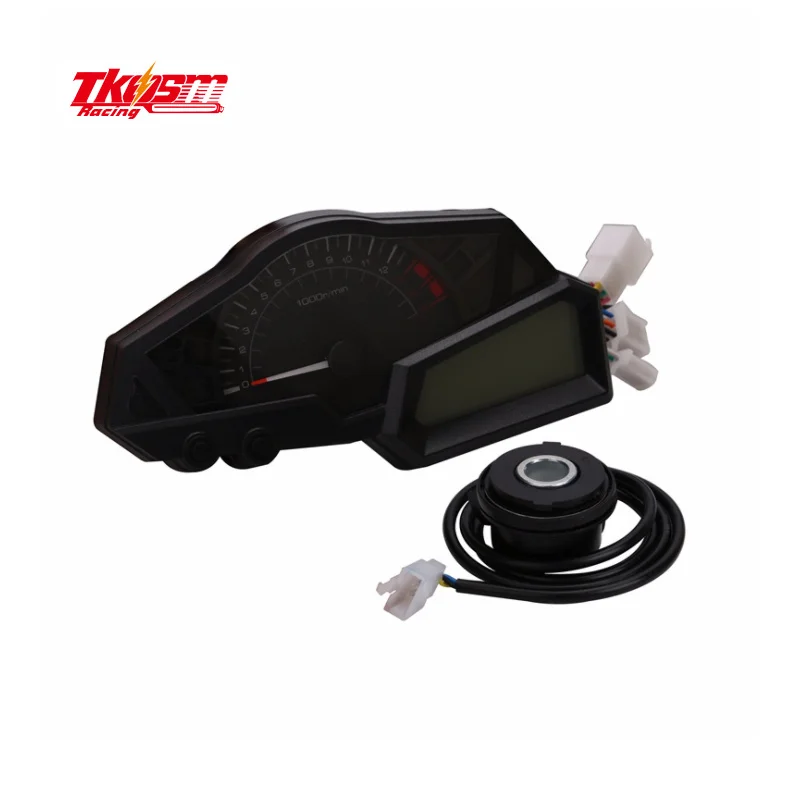 

2018 Modern Koso Style Motorcycle Meter Backlight Adjustable Wheel Size Adjustable Lcd Speedometer Motorcycle Display for nija