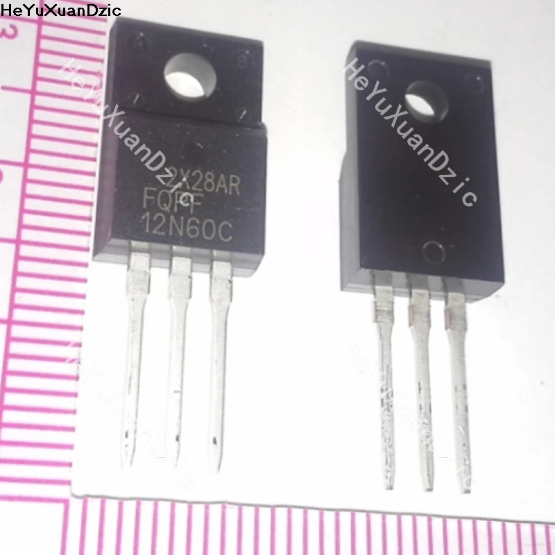 10Pcs/ lot FQPF12N60C FQPF12N60 12N60C TO 220F MOS FET 600V 12A NPN ...