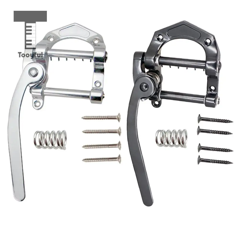 

Tooyful 2PCS B5 Tremolo Bridge Tailpiece For SG LP Electric Guitar Replacement High quality