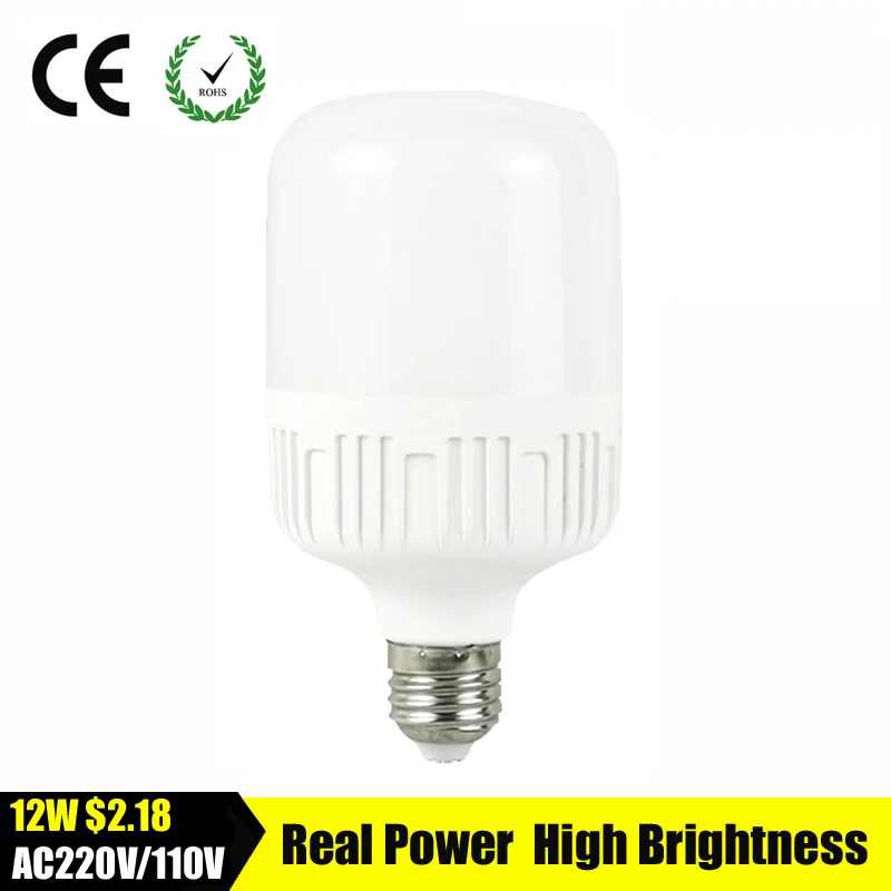 

LED Bulb E27 LED Lamp B22 3W 5W 7W 9W 12W 15W 220V 230V 110V Cold White/Warm White Lampada Ampoule Bombilla LED