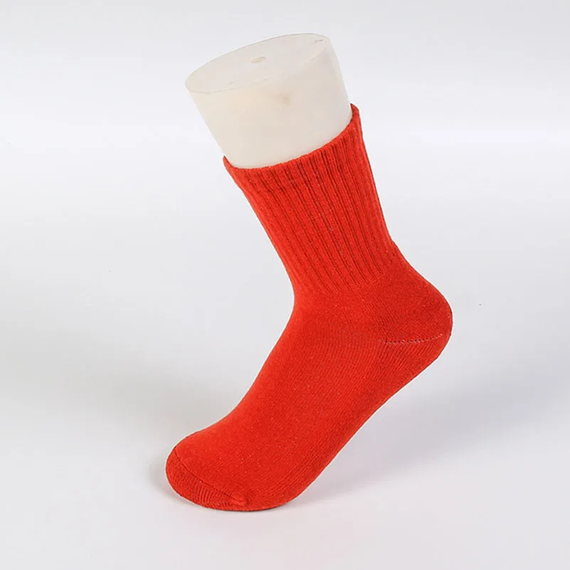 LKWDer, 3 пары, женские носки, зимние, корейские, модные, белые, черные, одноцветные, плотные, махровые, носки без пятки, женские, хлопковые носки, Meias - Цвет: C