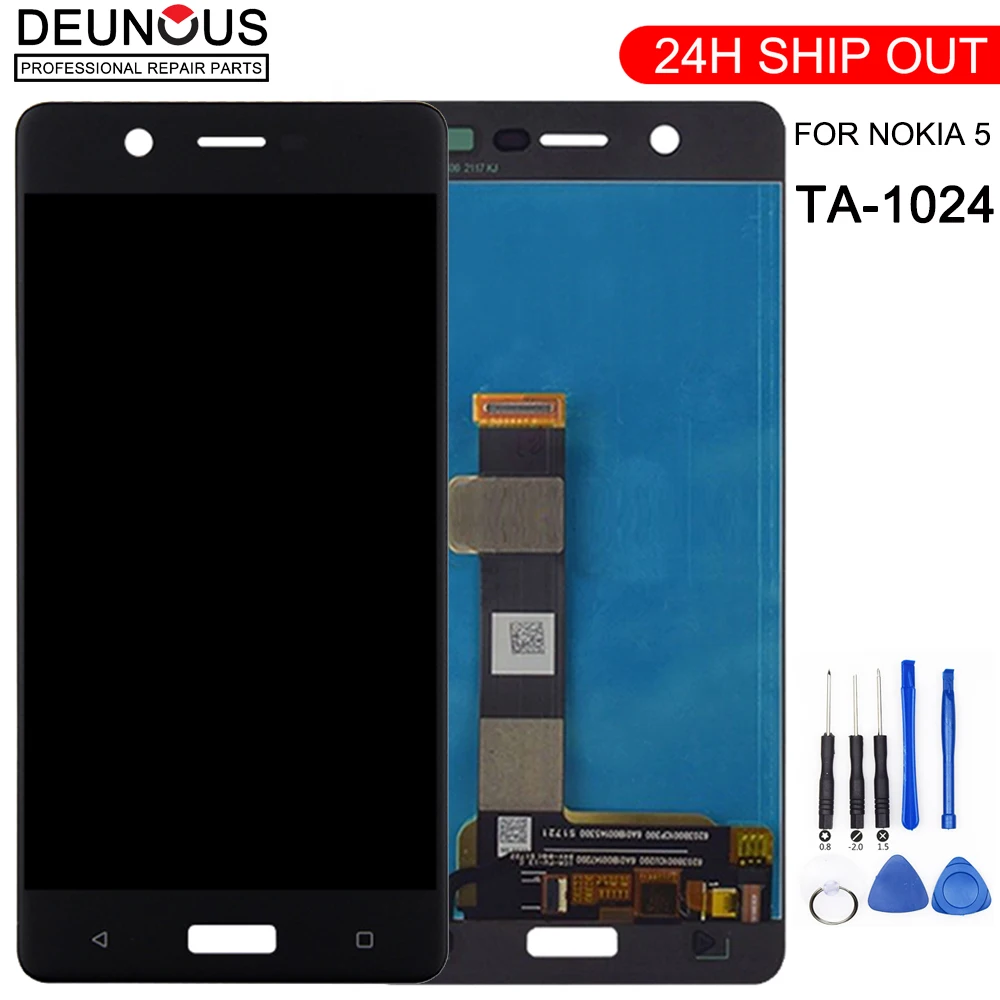 

New phone screen panel For Nokia 5 TA-1024 TA-1027 TA-1044 TA-1053 LCD Display Touch Screen Glass Digitizer Assembly Replacement