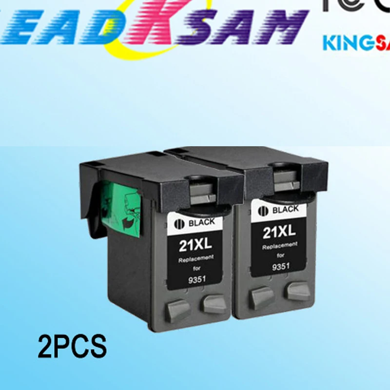 Черные Картриджи для принтера hp21 21xl 22xl C9351A F380 F2100 F2110 F2240 F2280 F2250 F4100 F370 2 шт. |