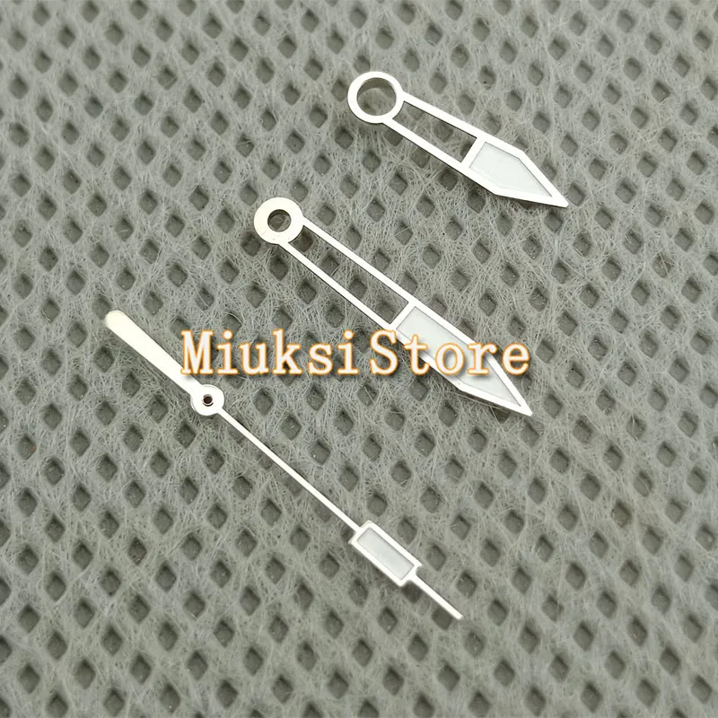 Lancette Dell'Orologio Argento Fit Ming Dg2813 3804 Miyota 8215 8205 82 Movimento Serie