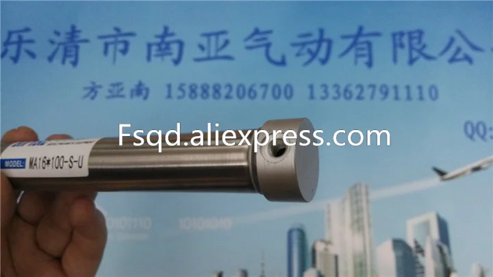 

MA16*175-S-U MA16*200-S-U MA16*225-S-U AIRTAC Stainless steel mini-cylinder MA series