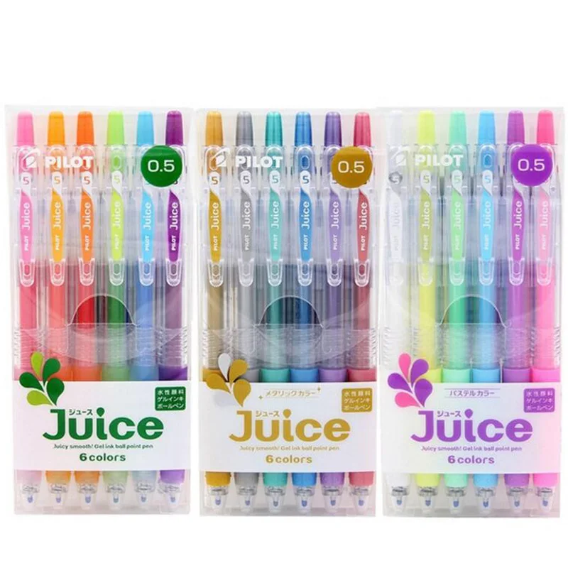 Japanese PILOT JUICE Pen 0 5mm Colour Gel Pen Set For Planner Diary Journal Pen School