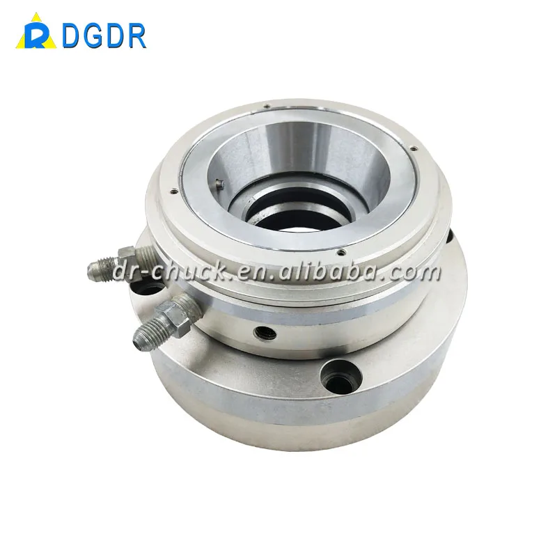 

four axis or five axis automatic chuck, hydraulic rotary cylinder, hainbuch style clamping heads