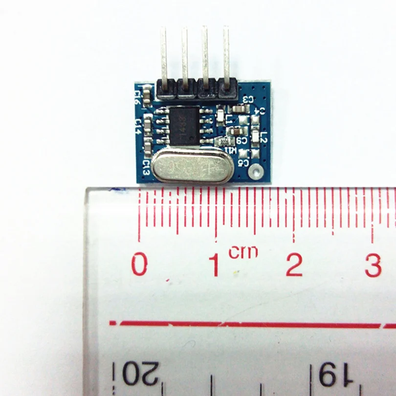 1 шт. Супергетеродинный радиочастотный беспроводной передатчик 433 МГц, модуль небольшого размера с низким энергопотреблением для дистанционного управления adruino diy kit