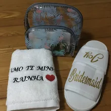 4 шт. девичник курица вечерние подарок custom хлопка полотенце Персонализированные Сувениры и подарки полотенца с названием