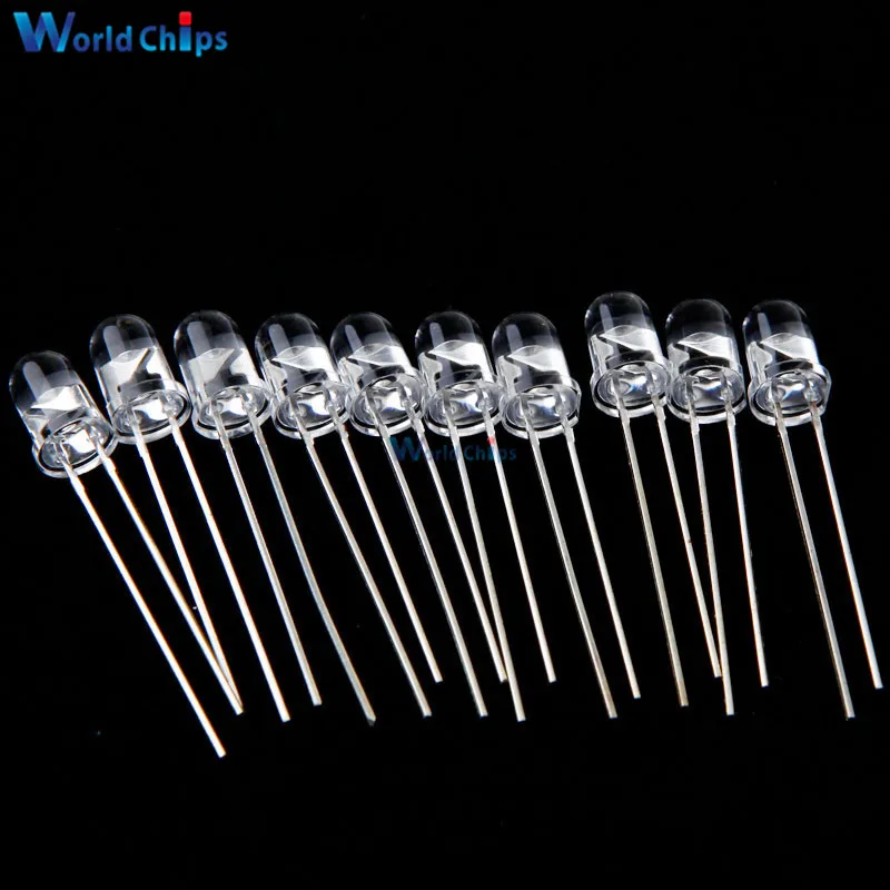 

10Pcs LED 5mm 940nm IR Infrared Emitting Round Tube Light Diode