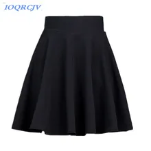 Новинка весны Для женщин Плиссированное мини-юбка модные однотонные высокая Талия бальное платье юбка с эластичной резинкой на талии, юбка IOQRCJV N045