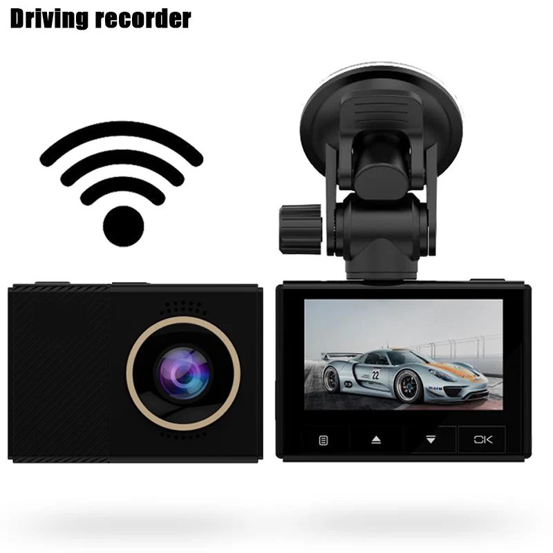 Car DVR Dash Camera G70+ 1080P Full HD Auto Register Car Video Recorder Wifi Camera Car DVR Novatek Chips 140 Degree Wide Angle