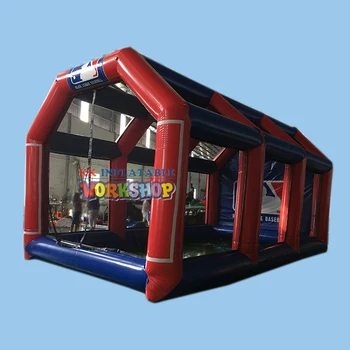 

Seald type inflatable batting cage wholesale netting giant inflatable sports games