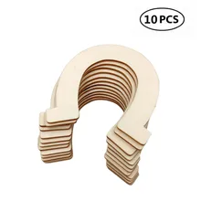 10 шт. деревянные диски ломтики накладные ногти деревянный подарок деревянные заготовки деревянный без финишной отделки вырезы самодельное украшение