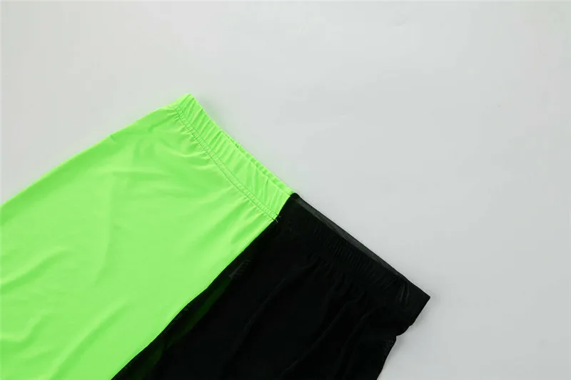 Женские Клубные сетчатые Прозрачные шорты с высокой талией, обтягивающие шорты для пробежек и пробежек