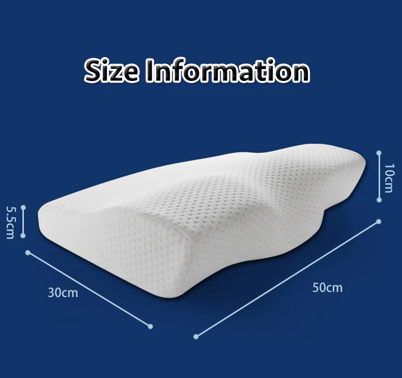 Memory Foam постельные принадлежности защитная подушка для шеи медленный отскок пены памяти подушка здоровье затылочный шейный размер в 50*30 см