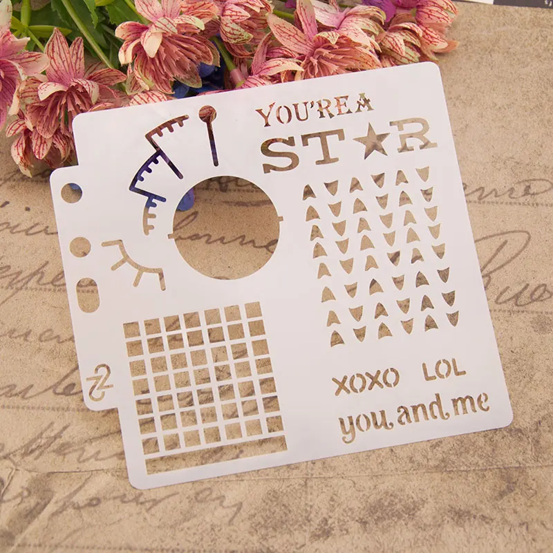 

NCraft Stencil S61 Scapbook Stencil Cake Decorating Tool scrapbooking