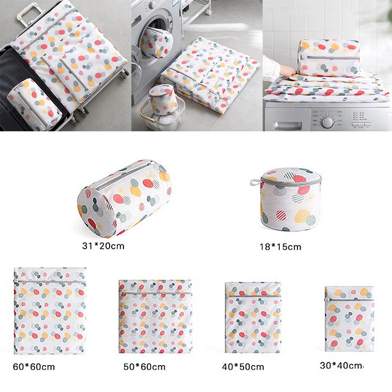 

Mesh Laundry Bags for Washing Machine Travel Clothes Storage Net Zip Bag for Wash Bra Stocking and Underwear Laundry Wash Bags